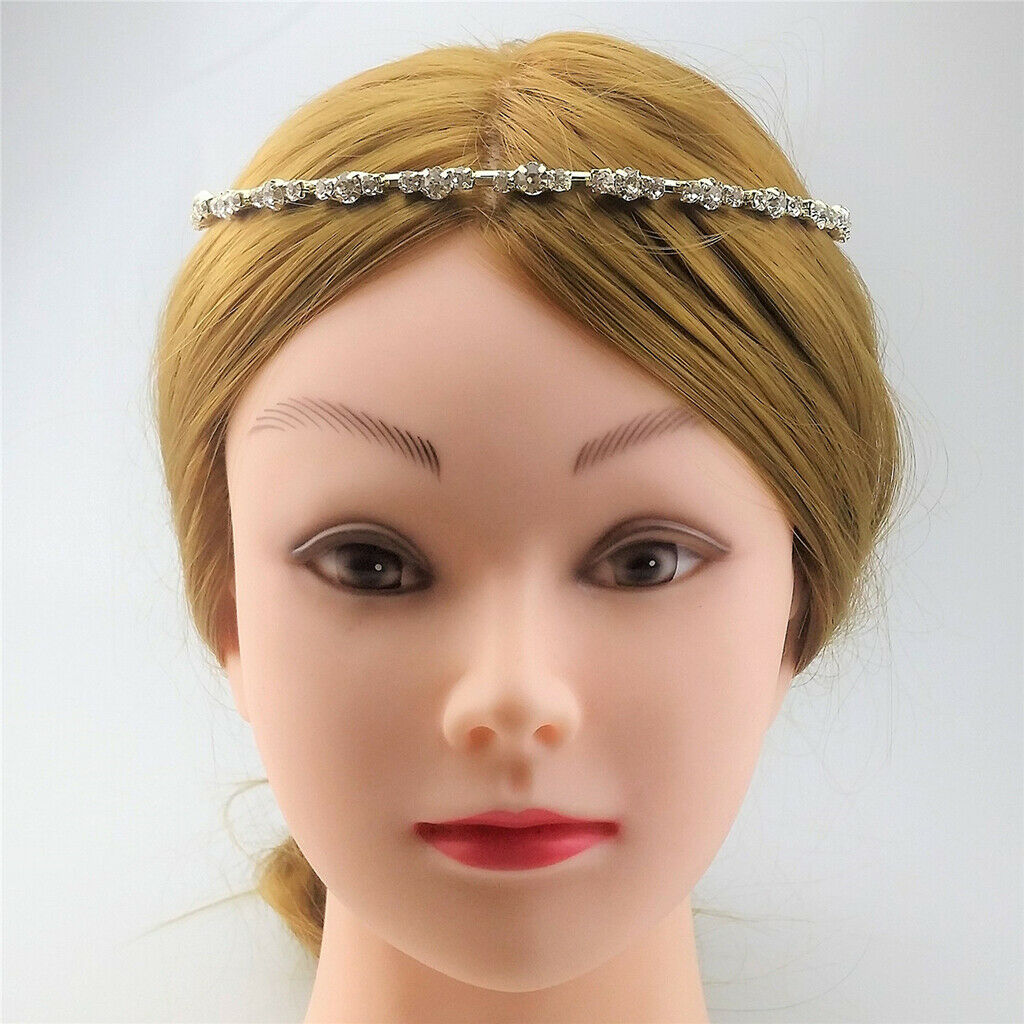 Rhinestone Wedding Tiara Bridal Headband Queen Tiara Crown Hair Accessories