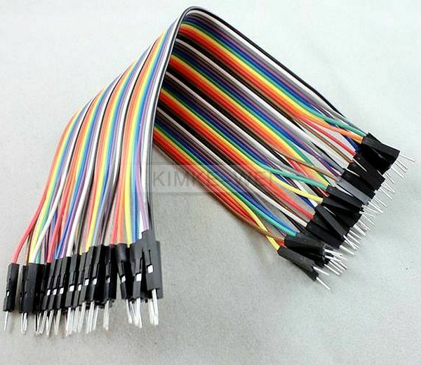 40x 20cm 2.54mm Male to Male Dupont jumper wire cable for Arduino Breadboard