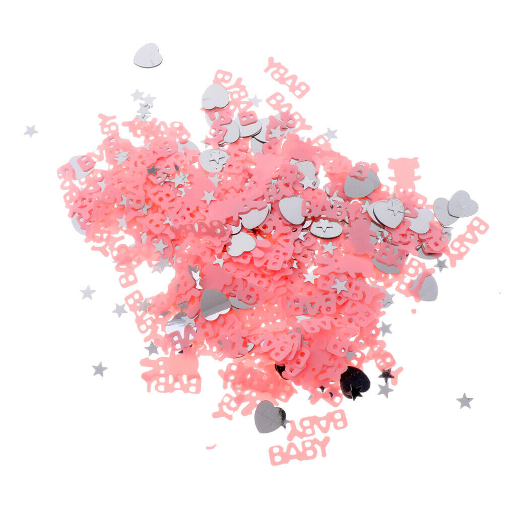Baby Shower Table Confetti Sprinkle Easter Bunny Table Decor Pink + Green