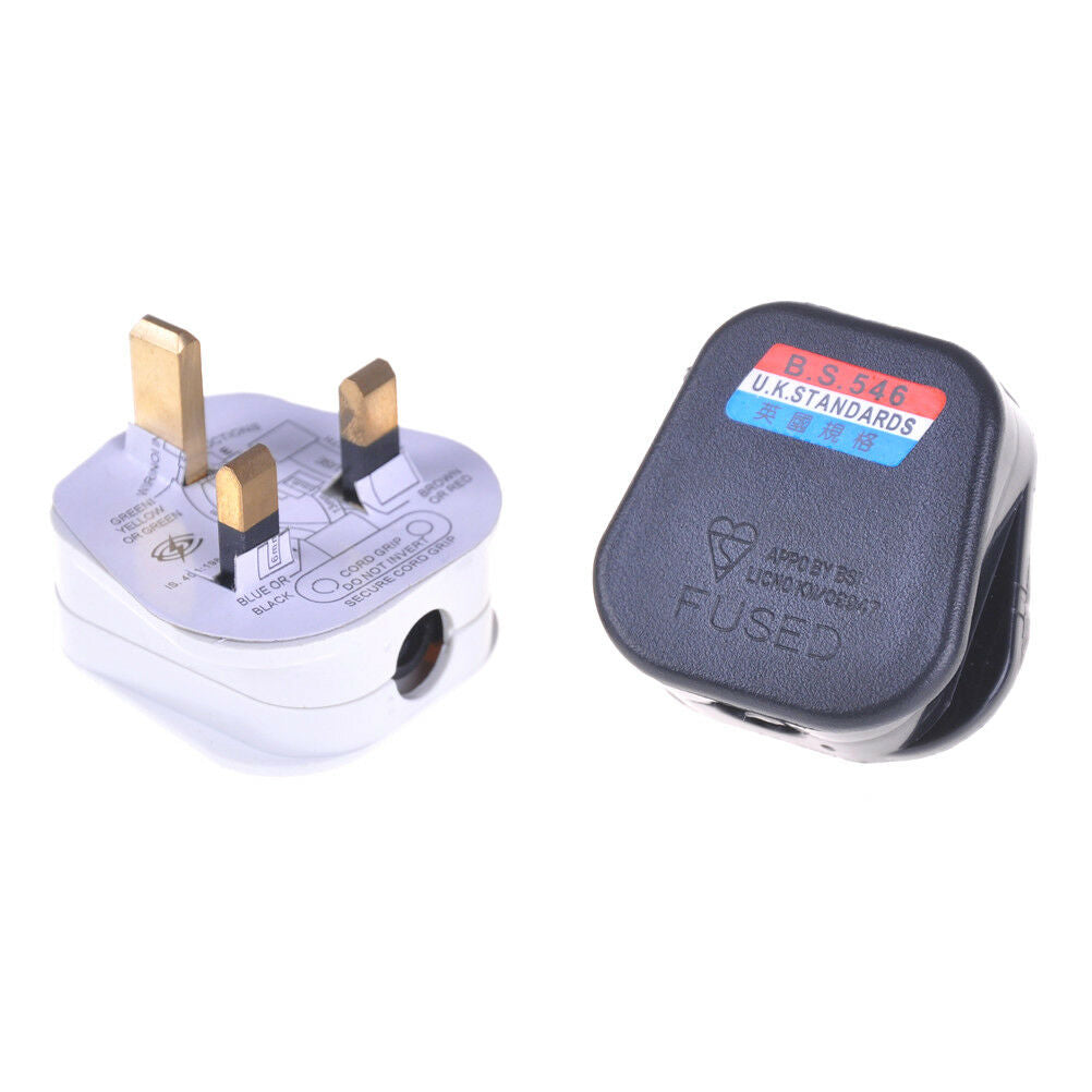 3 Pin UK Mains Top Plug 13A 13 AMP Appliance Power Socket Fuse Adapter ..l8
