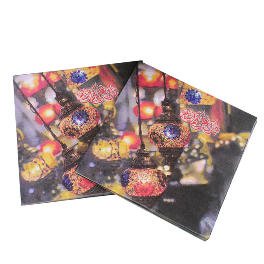 20 Pieces Napkins Paper Serviettes Wedding Party Home Accessories 33x33cm