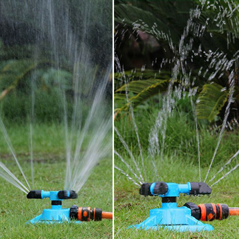 360Â° Automatic Garden Sprinklers Watering Grass Lawn Rotating Water Sprinkler