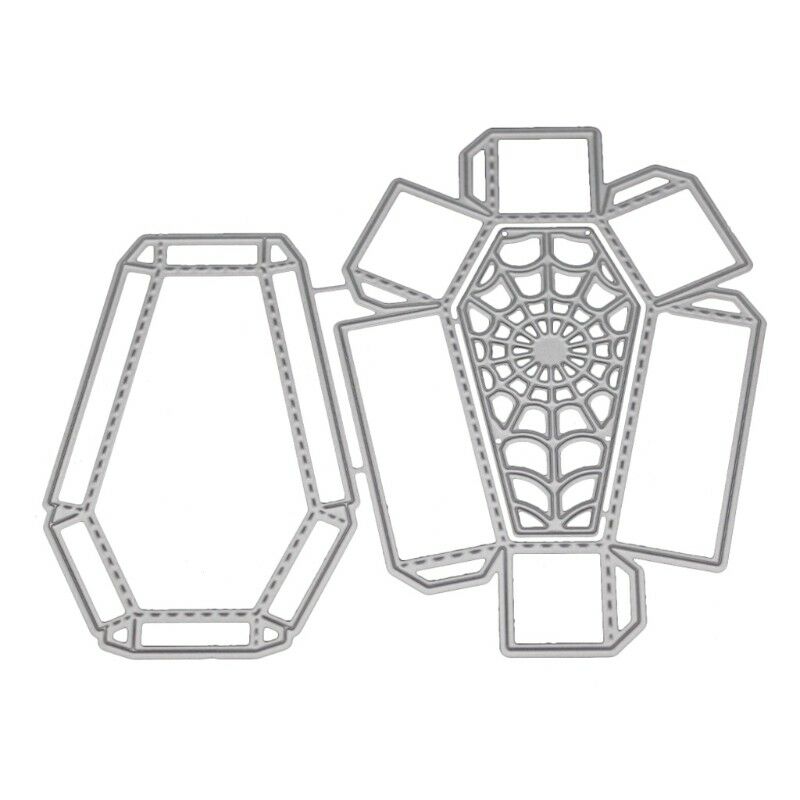 Halloween Coffin Cutting Dies Stencil DIY Scrapbooking Paper Card Embossing