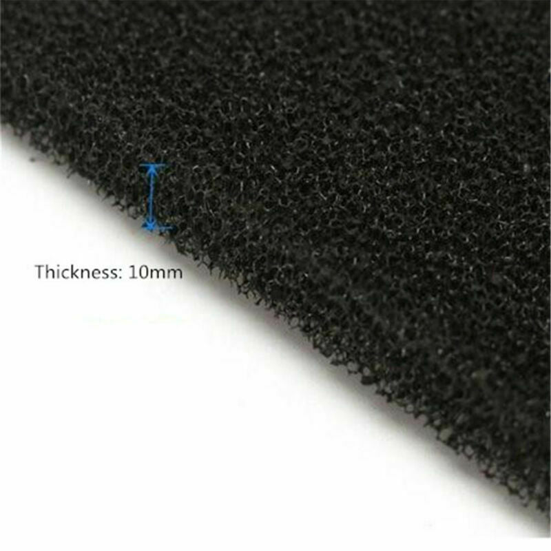 10Pcs Square Universal Activated Carbon Air Filter Sponge Foam Pad 12.8CM