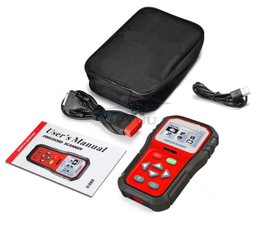 Code Reader DTC Query Battery Detection OBDII/EOBD Car Diagnostic Scan Tool Set