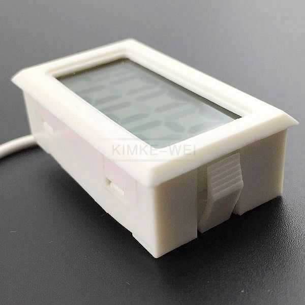 Mini White Digital LCD Thermometer Temperature Meter Probe Sensor New