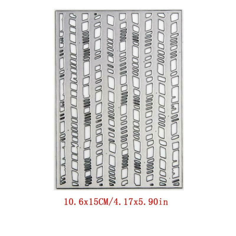 Rectangle Cutting Die Stencil Creative Hollow Carbon Steel Blade Punch Stencils