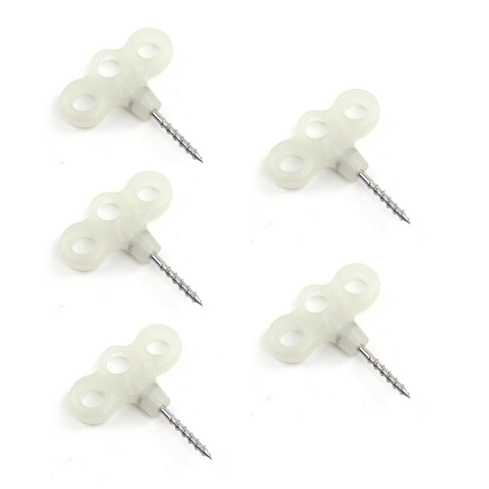 Outdoor Tent Nail Pegs Screw Spike Hook Hiking Equipment Camping Accessories 5Pc