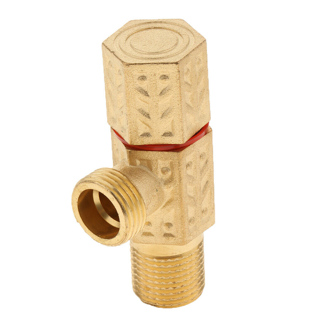 Brass Hose Fitting Connector Tee Tube Valve with Three Different Openings Quick