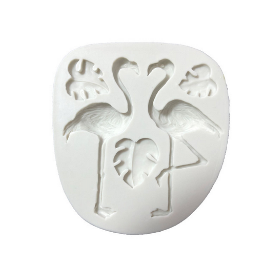 Flamingo Turtle Leaf Silicone Molds Clay Mould Cake Decorating Tools DIY