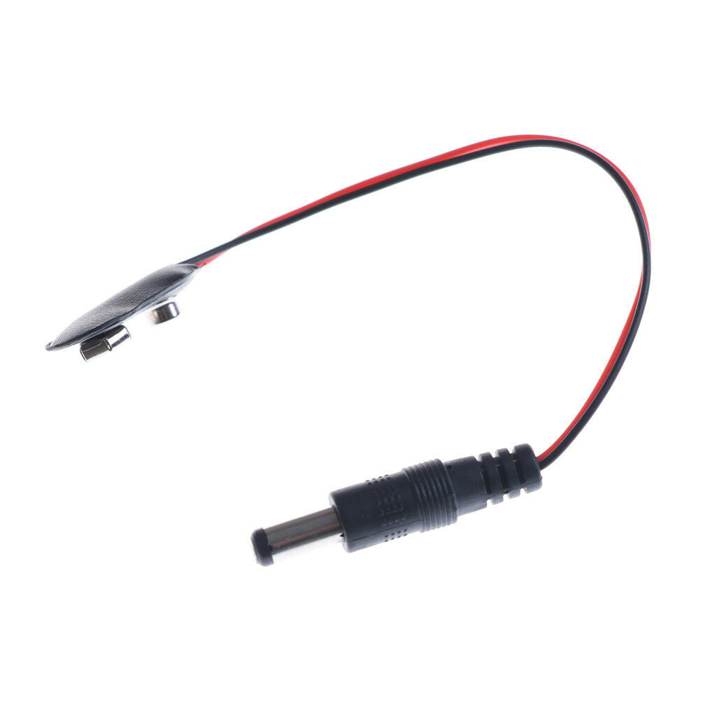 1x 9V DC Battery Power Cable Plug Clip barrel jack connector for Arduino D.l8