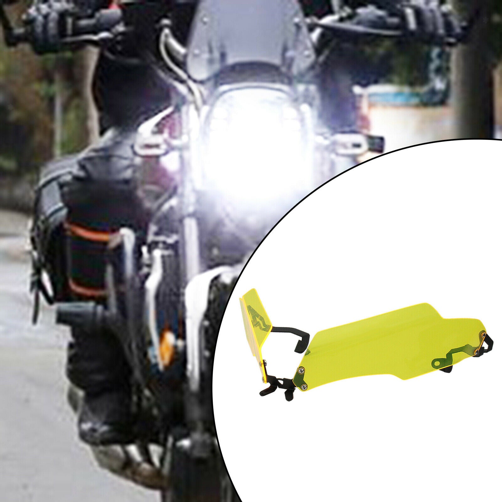 Motorcycle Headlight MULTISTRADA 950 1200 1260 Motorbike Fluorescent Yellow