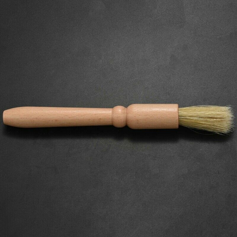 2 Pcs Coffee Grinder Cleaning Brush Wood Dusting Brush for Espresso Stations aZ6