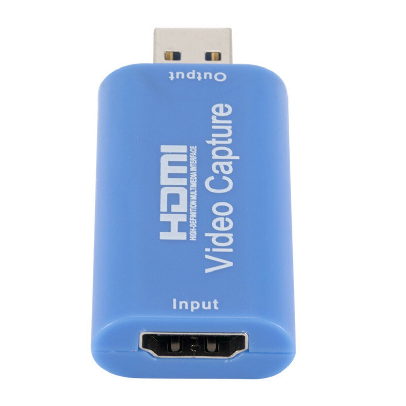 Audio Video Capture Card HDMI to USB 2.0 Record for Gaming Live Teaching