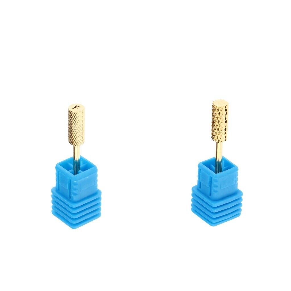 Pack of 2 Electric Nail Drill Bits Grinding Head for Manicure Machine Gel Remove