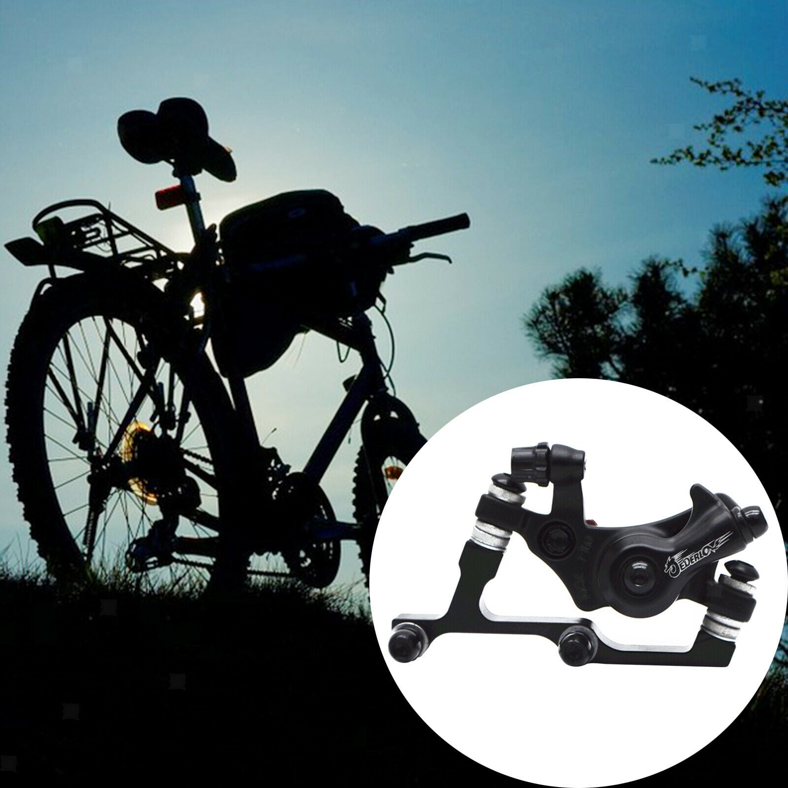 Solid Bike Disc Brake Caliper MTB Bicycle Line Pulling Repair Component