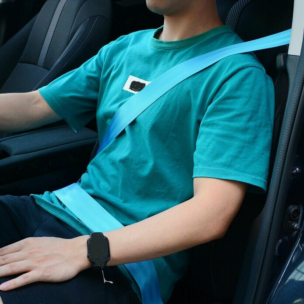 seat belts sky blue 3.6m/roll harness 3 point auto racing safety retractable lap