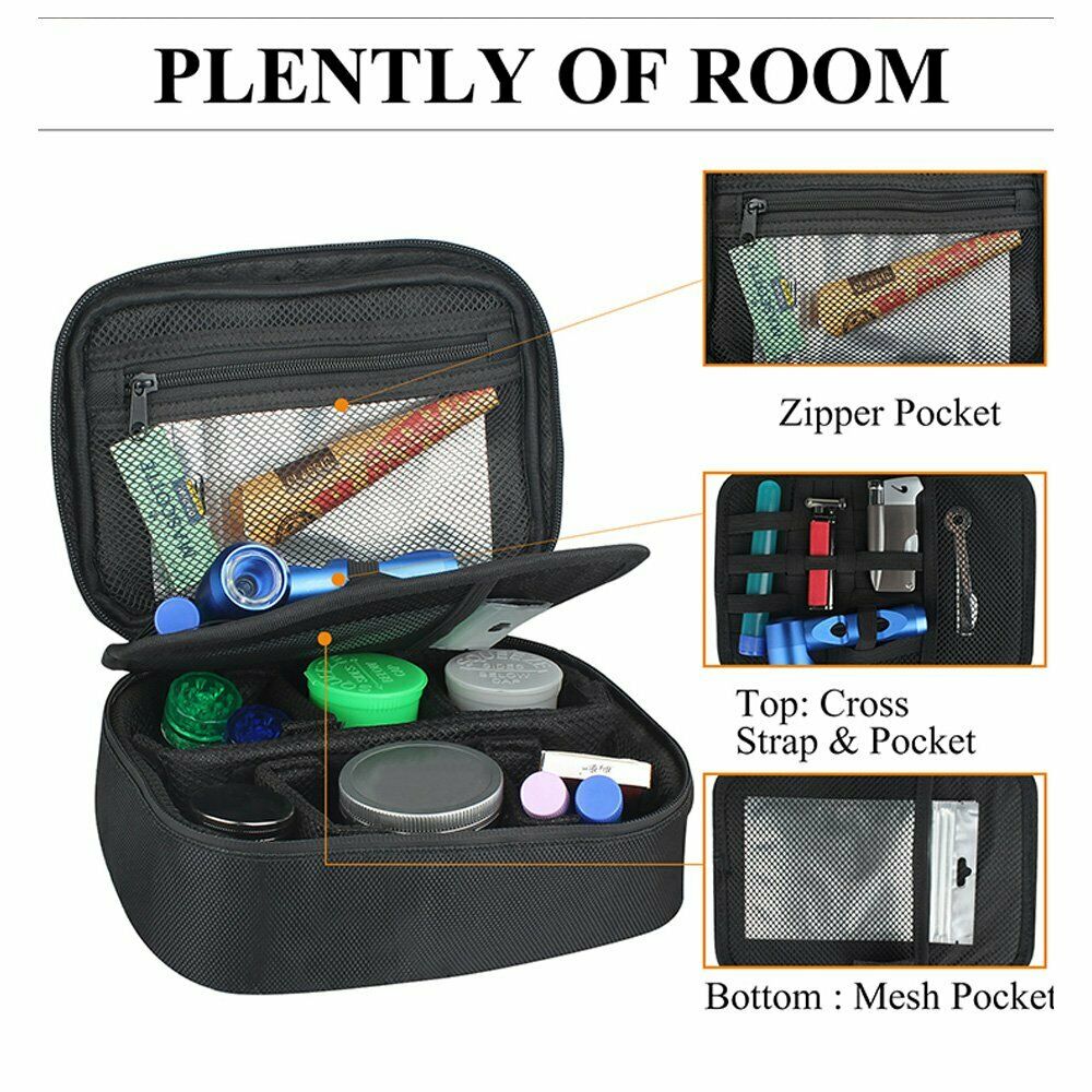 Smell Proof Bags With Combination Lock Carbon Lined Odor Proof Deodorized Stash