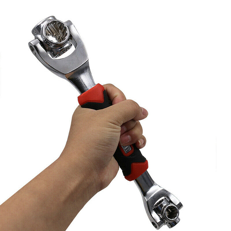 Car Repair Wrench Multi-head Torque Socket 360Â° Spanner Hand Tool Spline Bolts
