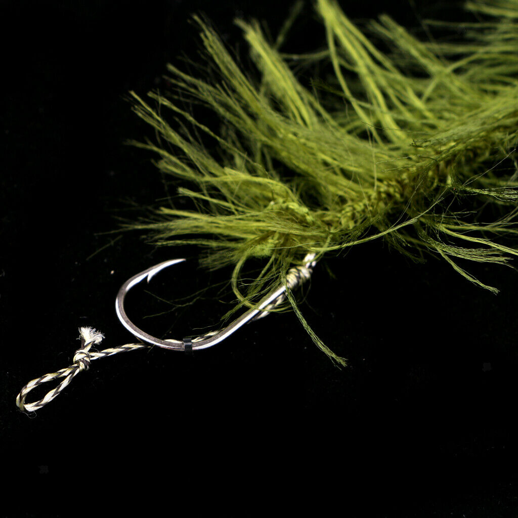 Weed Combi Rig Carp Fishing Hook Ready Made Hair Rigs Weed Line 2# Hook