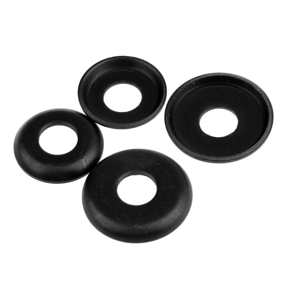 8 Pieces Metal Disc Assortment For Skateboard, 4 Large Washers, 4 Small Washers