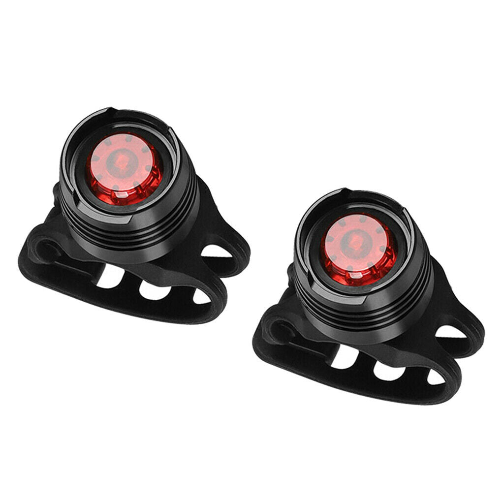 2 Pack Premium Bike Rear Light Tail Light Back Taillight Easy to Install