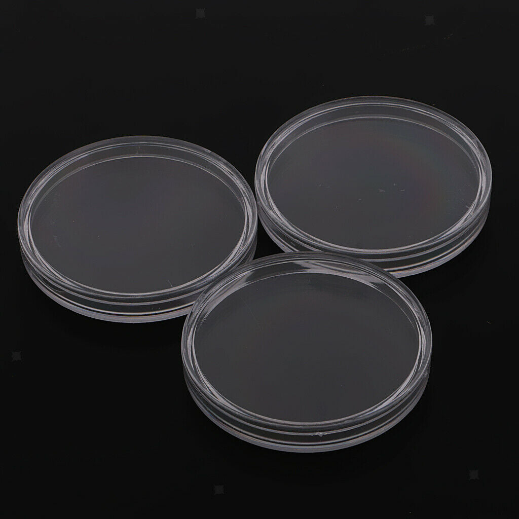 300Pcs Transparent Coin Collecting Protective Case Box Capsules 19/28/36mm