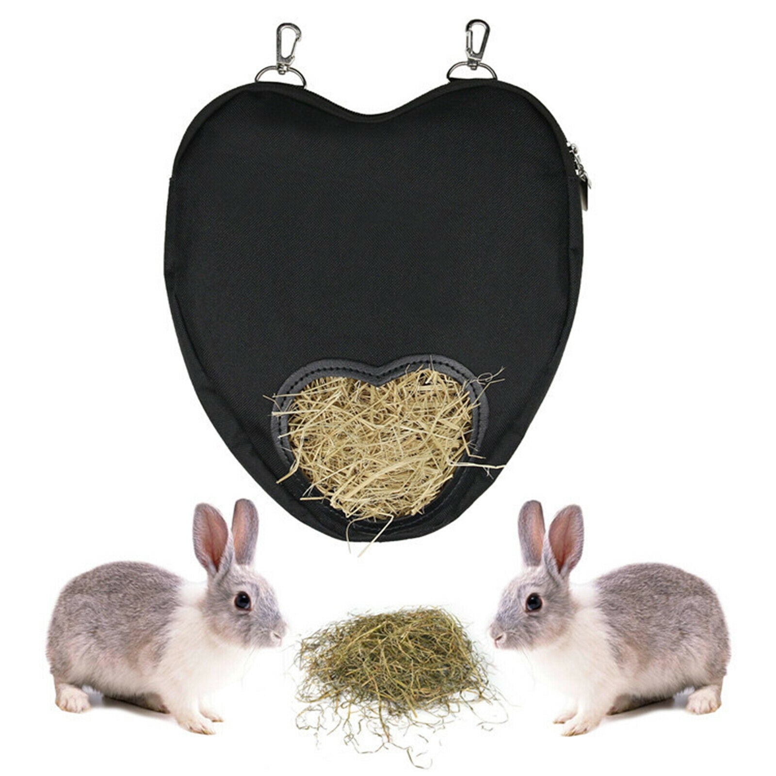 Portable Durable Cute Hanging Hay Bag Feeder for Chinchilla Herbivore Rabbit