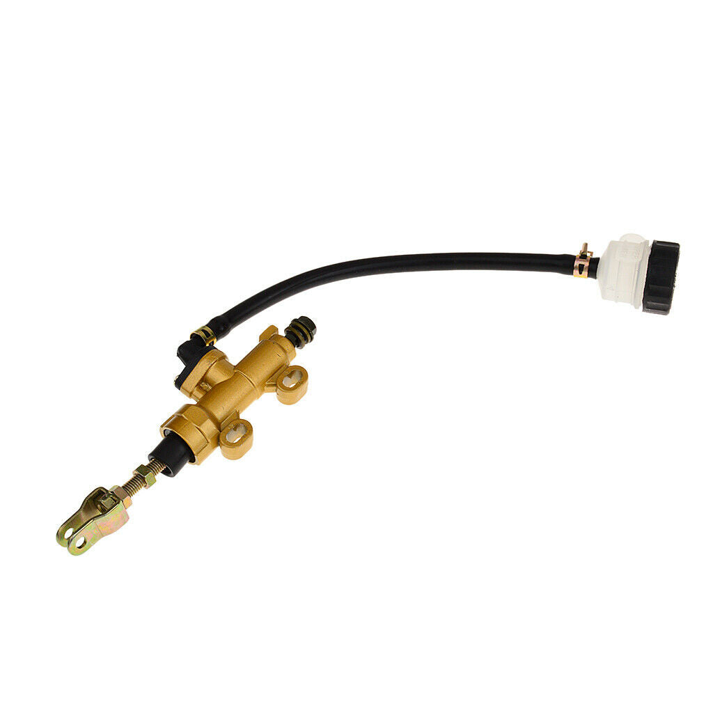 Motorcycle Rear Master Cylinder Pump Kit with Reservoir Sportbike Foot Brakes