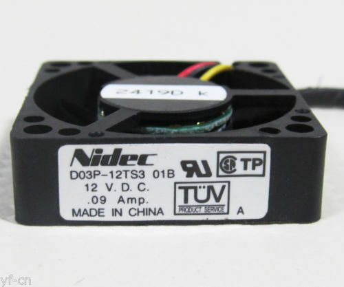 For 1pc Nidec D03P-12TS3 35x35x10mm 35mm 3510 12V DC Cooling Fan 3pin Connector