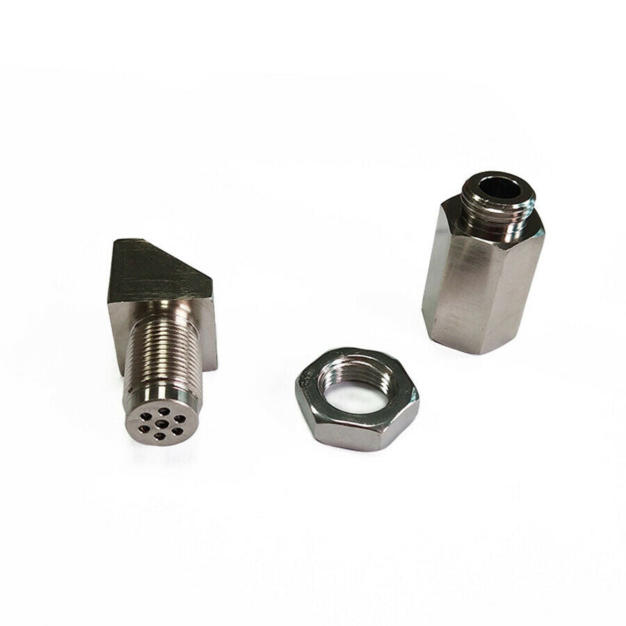 45° CEL Check Engine Light Fix O2 Sensor Spacer With Catalytic Converter M18X1.5