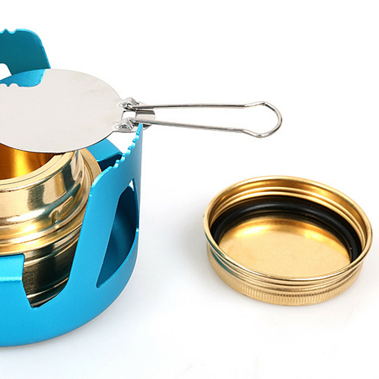 Compact Outdoor Mini Alcohol Stove Burner Cooking Stove for Camping Hiking