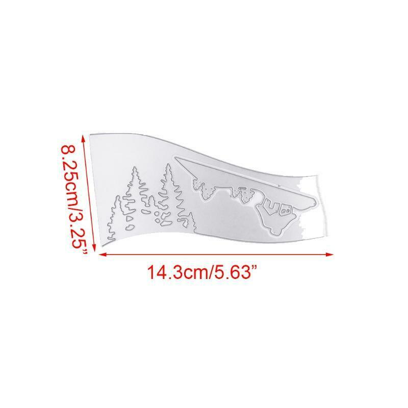 Snowy Christmas Tree Metal Cutting Dies Stencil DIY Scrapbooking Album card