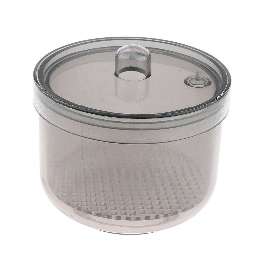 Nail Art Tools Sterilizer Box, Round Tray Case with Lid, for Manicure Tool