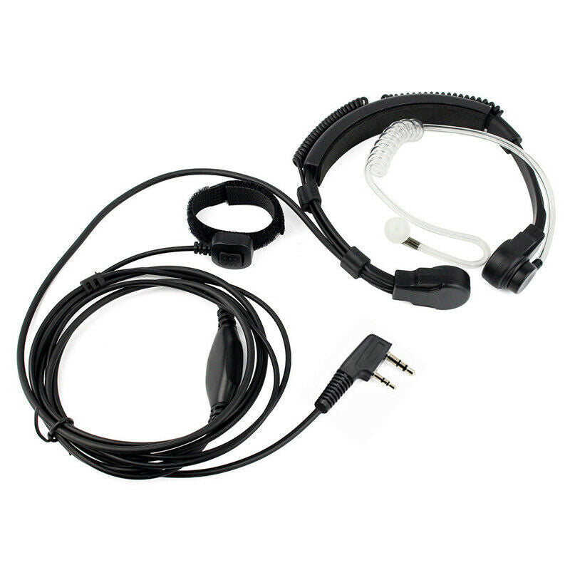 Details about Heavy Duty Throat Vibration Mic for BAOFENG UV-5R UV-82/B5/B6