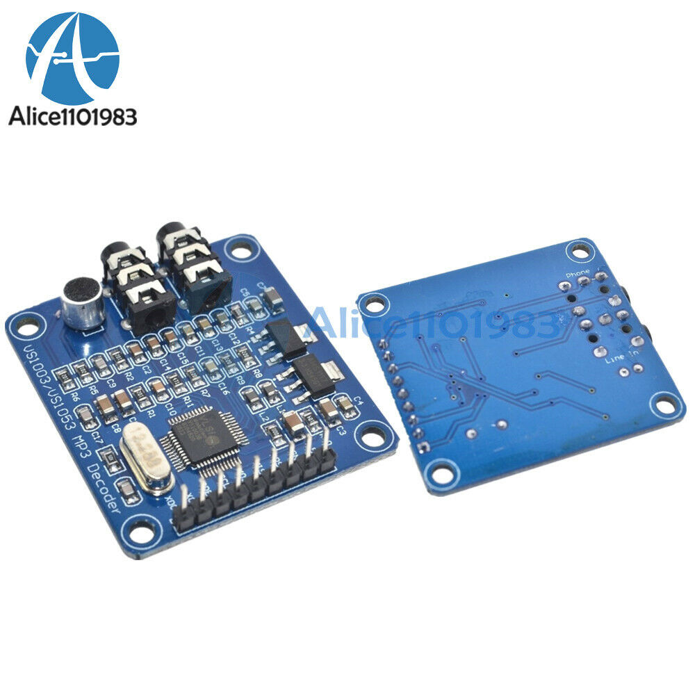 VS1003B MP3 Decoding Module Carrier Microphone Development Board STM32 Accessory