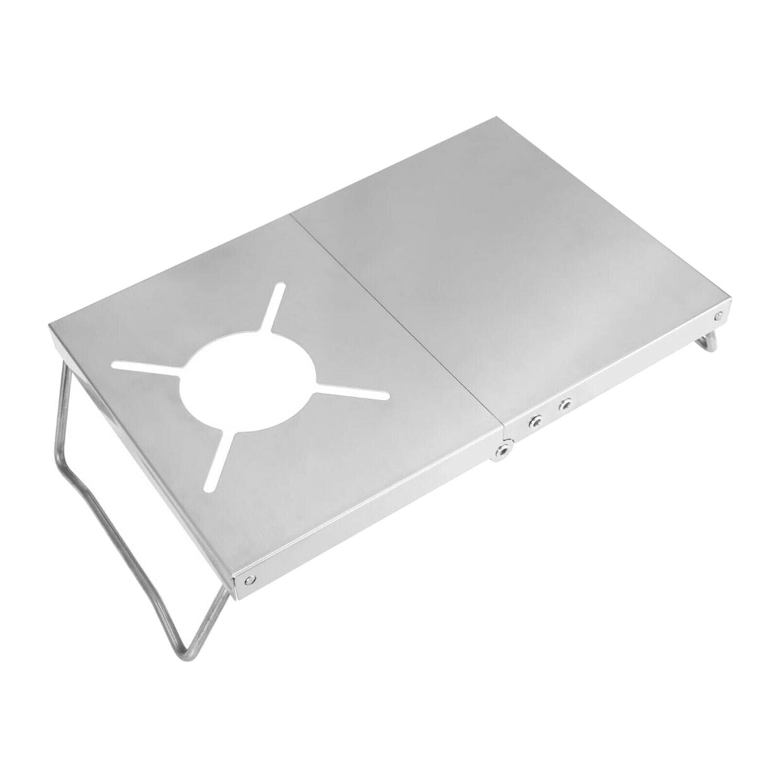 Folding Table Camp Gas Stove Stand Grill Desk For Hiking Backpacking Travel