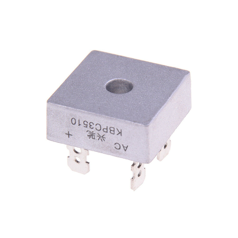 2Pcs bridge rectifier kbpc3510 amp metal case - 1000 volt 35a diode ALUK WF