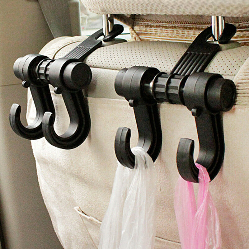 Auto Car Back Seat Headrest Hanger Holder Hooks Clips For Bag Purse GroceryBDAU