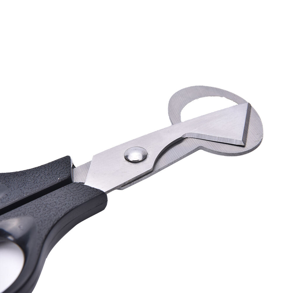 1X Wachtelei Schere Cracker Opener Zigarre Cutter Edelstahl Klinge Werkzeu DD