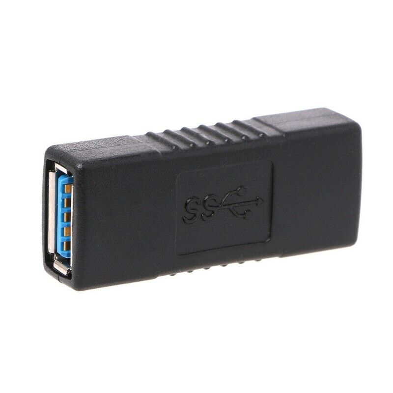 2Pcs Usb 3.0 Type A Female To Female Adapter Coupler Gender Changer Connector T8