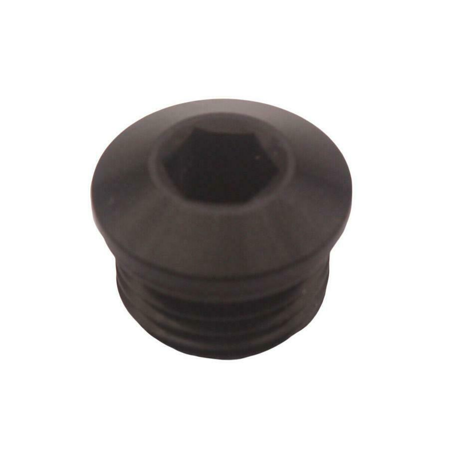 2 Pack Universal ORB Socket Plug w/ O Ring Kits 10 AN 10 -AN 5/8"  Black Alloy