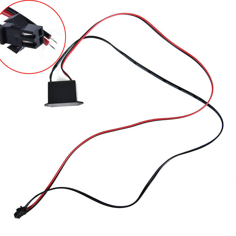 12V Neon EL Wire Power Driver Controller Glow Cable Strip Light Inverter .l8
