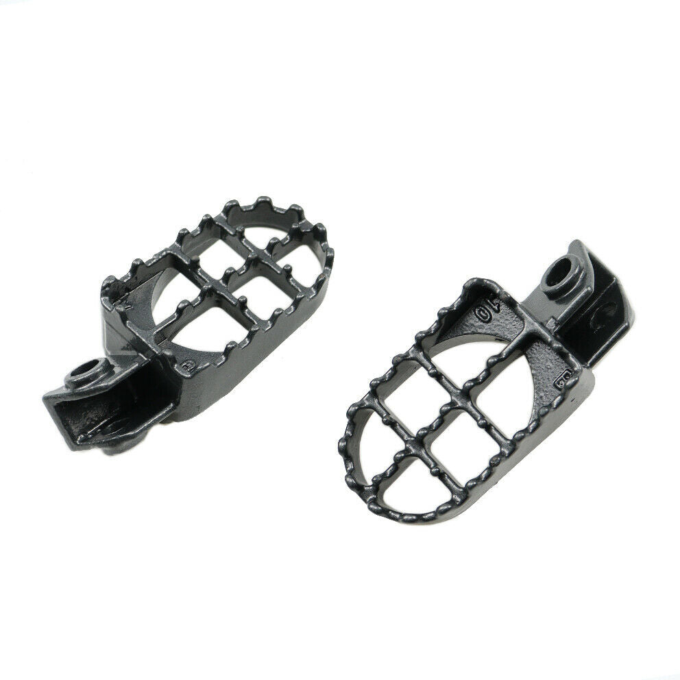 Grey Off-road Dirt Bike Steel Foot Pegs For  450 390 250 300 125 XC Adventure