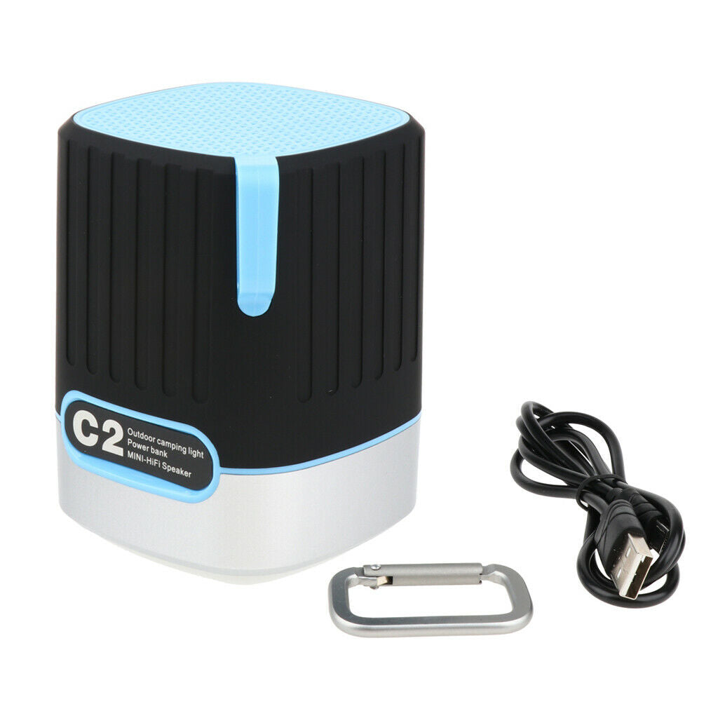 Mini Portable Wireless Bluetooth HiFi Speaker Loudspeaker Boom Box LED Light