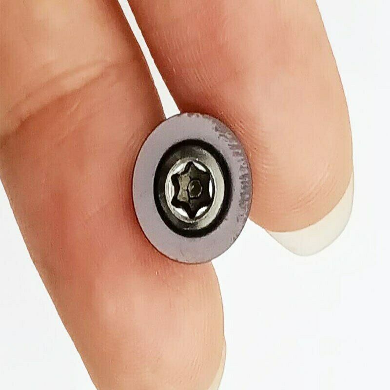 10mm Round Carbide Insert Cutter with Screws for Woodworker Wood Turning Tool