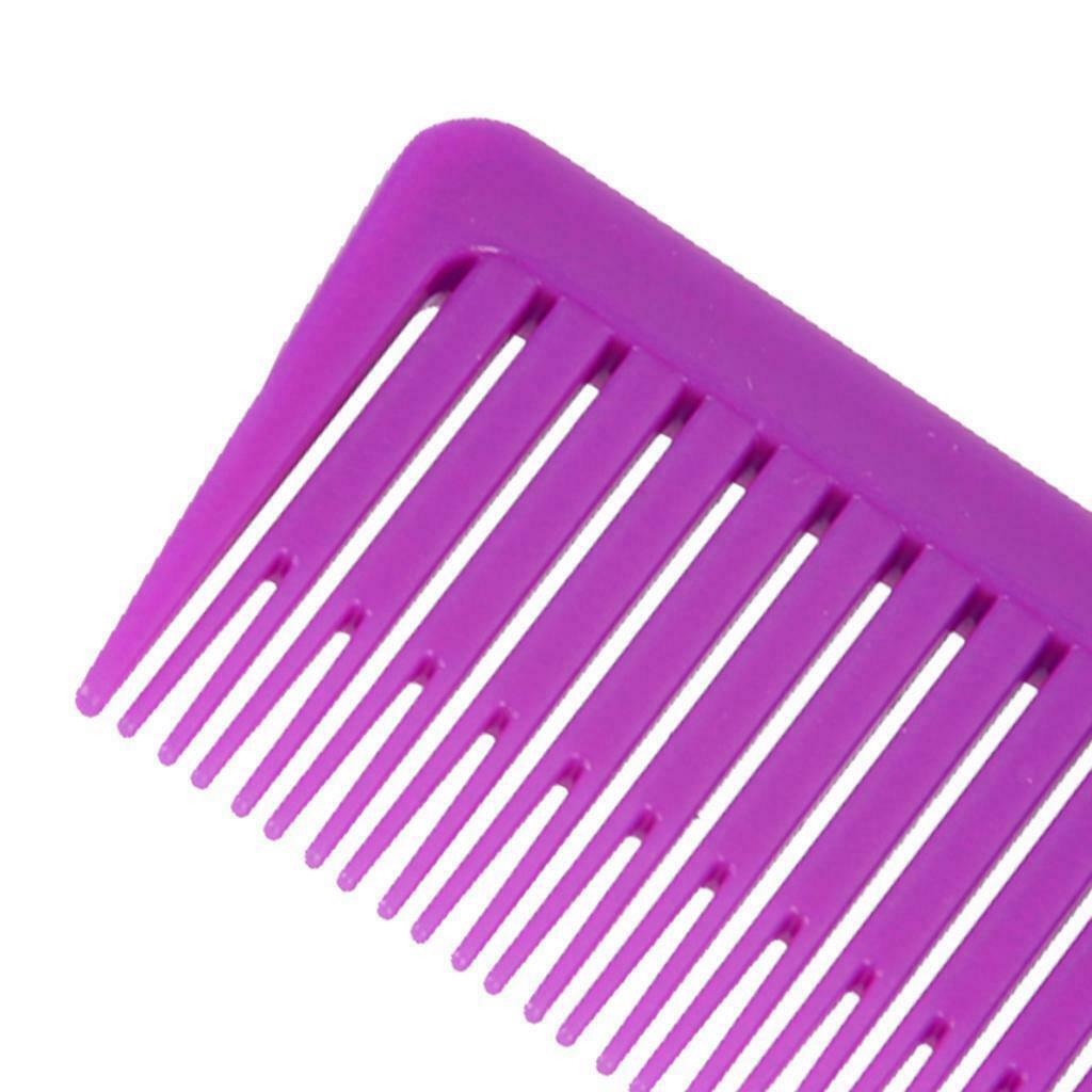 5x Barber ABS Plastic Fine Weaving Highlighting Foiling Hair Comb Styling