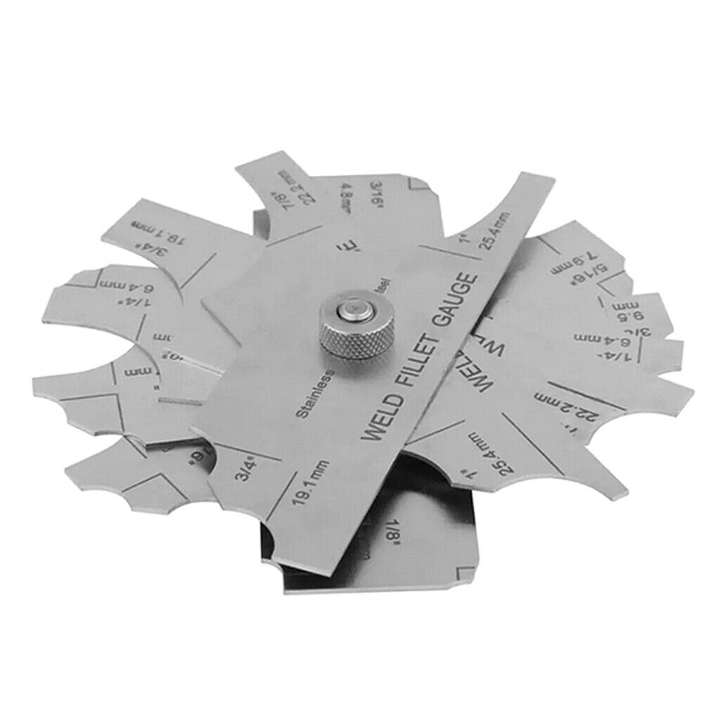 7 x MG-11 100x32MM Metal Weld Fillet Gages Set Welding Inspection Test Ulnar