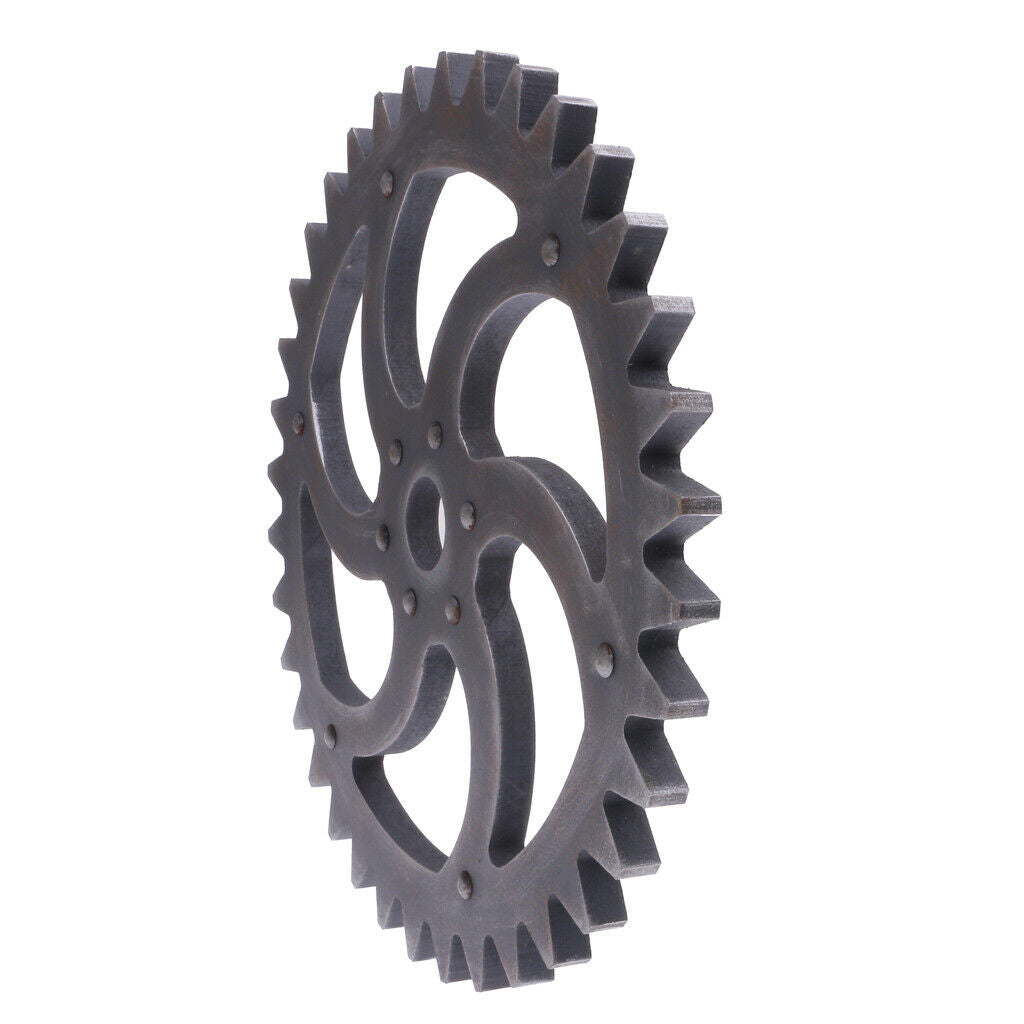 Pack 2 Retro Wooden Steampunk Gear Home Bar Craft Wall Decor