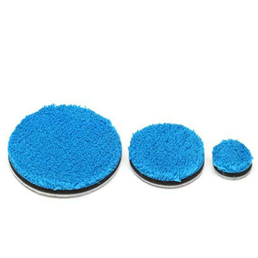29PC 1/2/3" Drill Buffing Buffer Pad Polishing Pad Mix Size + M14 Backing Pad